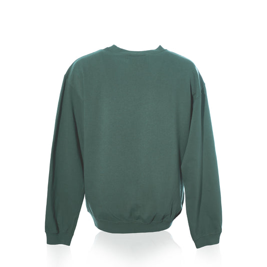 Soft As A Grape crewneck pullover—Willow Maine Tree edition—shown from the back on a white background, featuring a classic camp style with clean lines and no visible logos or designs, adding subtle outdoor charm to any wardrobe. by Sea Bags