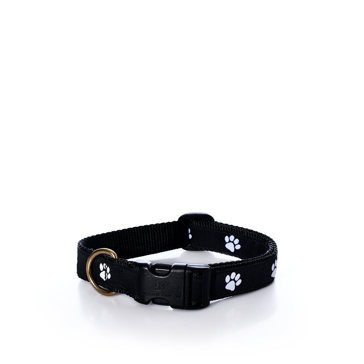 Paw Print Dog Collar 1" - Medium