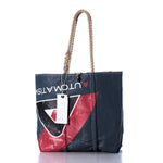Vintage Black and Red A Medium Tote