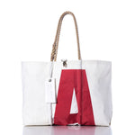 Vintage Red A Large Tote