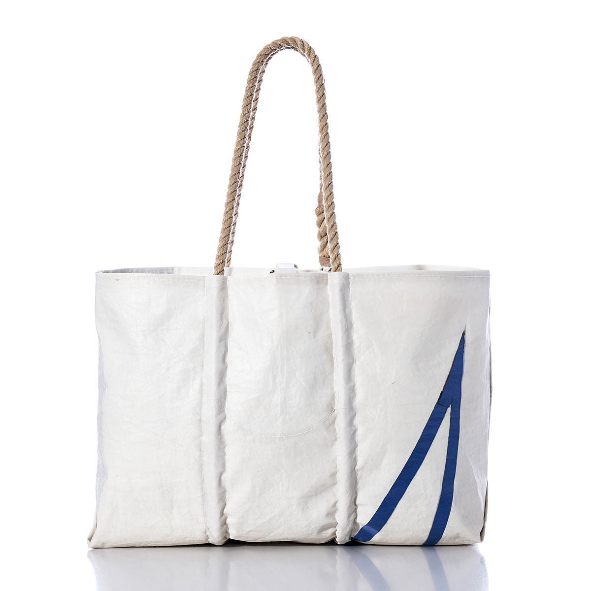 Vintage Blue and White Large Tote Alternate View