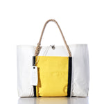 Vintage Yellow and Black Wharf Tote