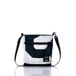 Vintage Black and White Small Voyager Crew Crossbody