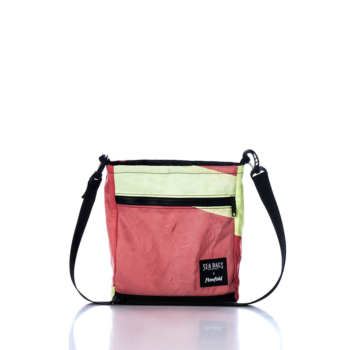 Vintage Orange and Yellow Small Voyager Crew Crossbody