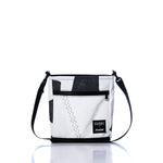 Vintage Black and White Small Voyager Crew Crossbody