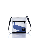 Vintage Blue and White Small Voyager Crew Crossbody
