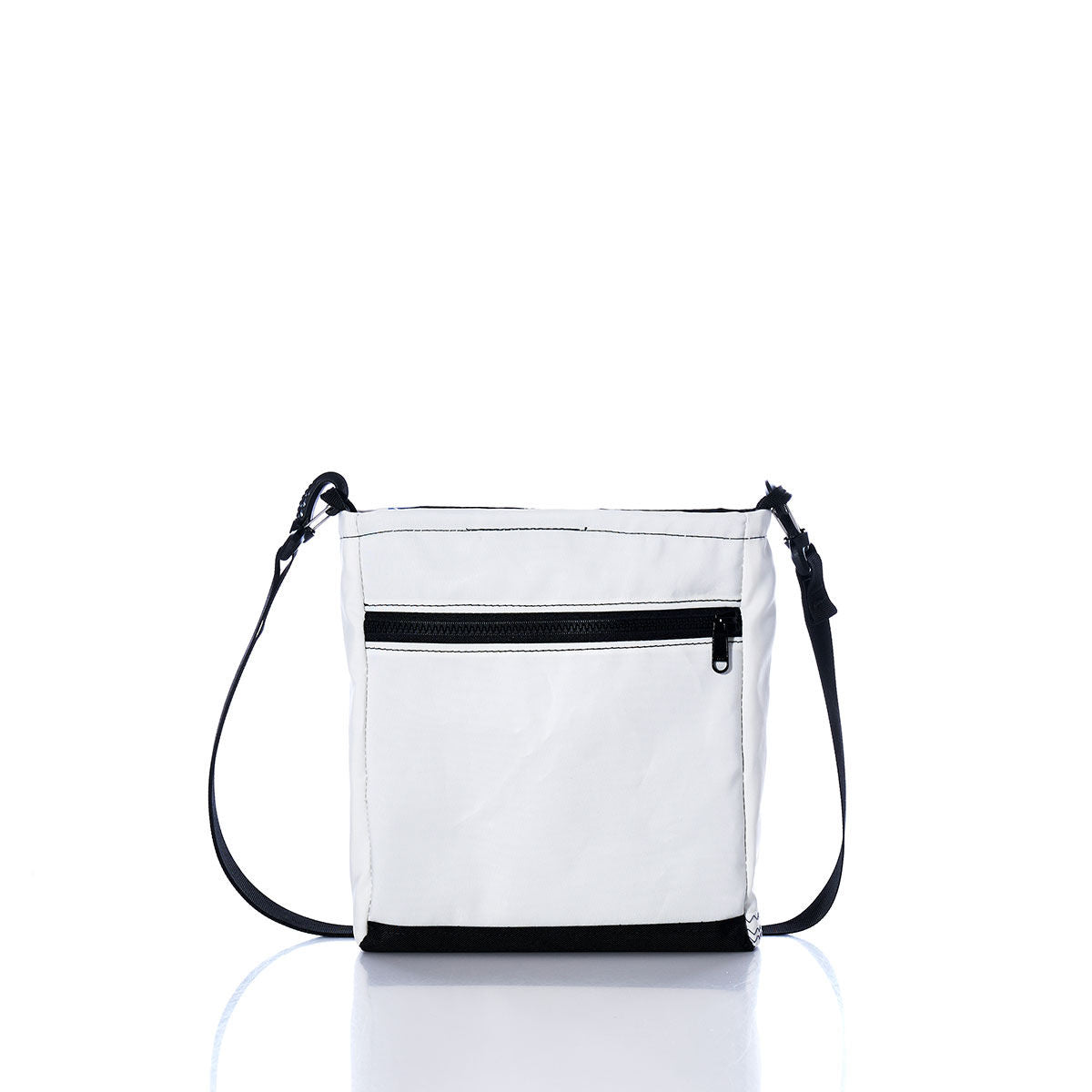 Vintage Blue and White Small Voyager Crew Crossbody Alternate View