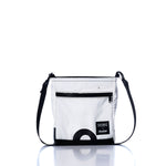 Vintage Black and White Small Voyager Crew Crossbody