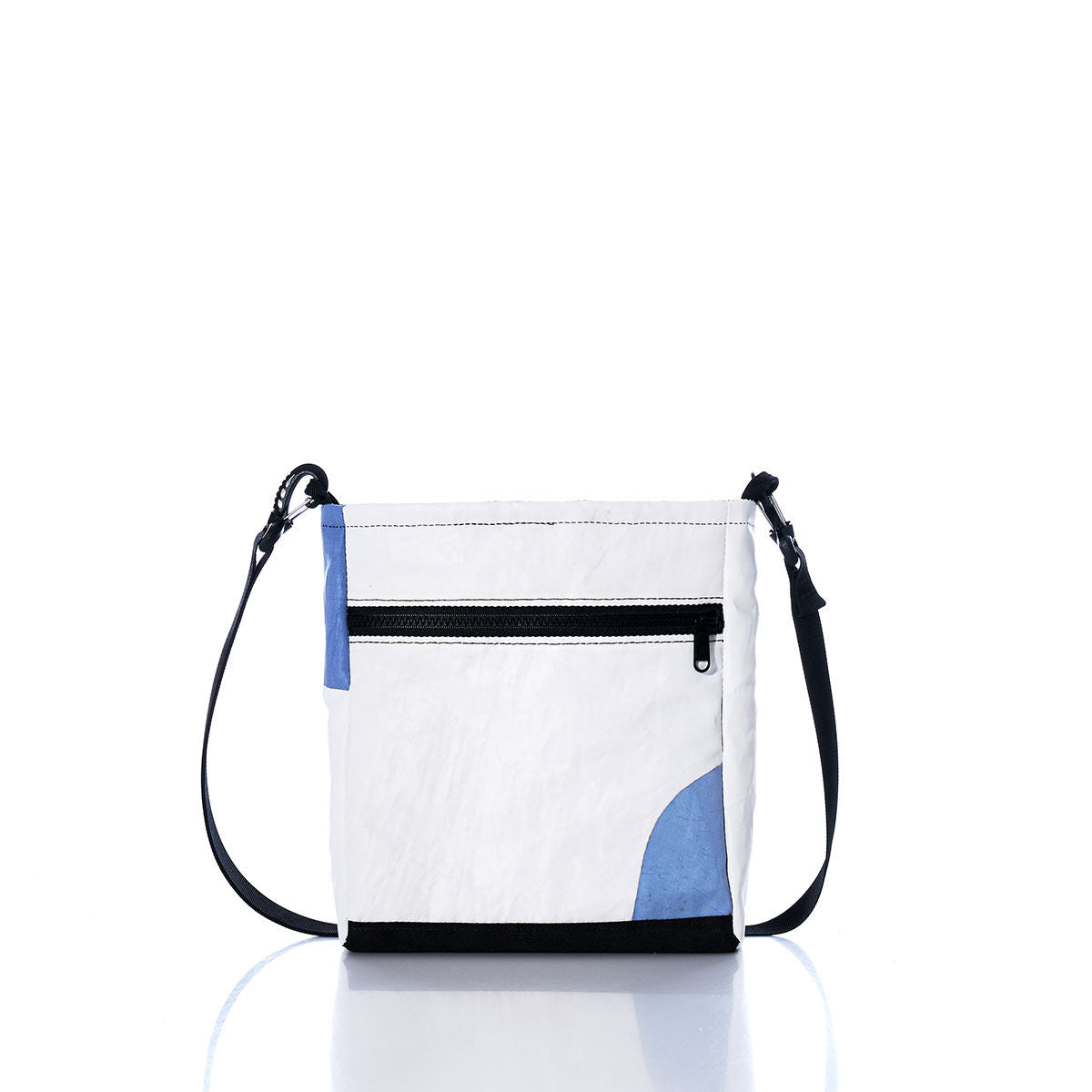 Vintage Blue Numbers Small Voyager Crew Crossbody Alternate View
