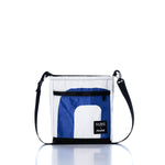 Vintage Blue Numbers Small Voyager Crew Crossbody