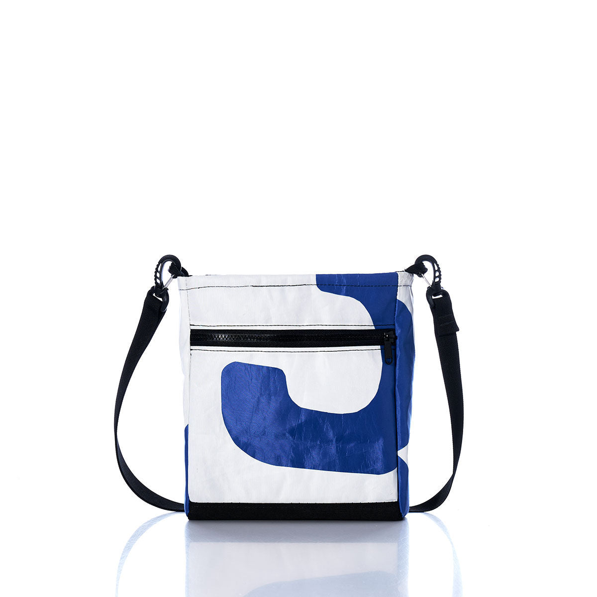 Vintage Blue Numbers Small Voyager Crew Crossbody Alternate View