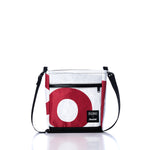 Vintage Red Numbers Small Voyager Crew Crossbody