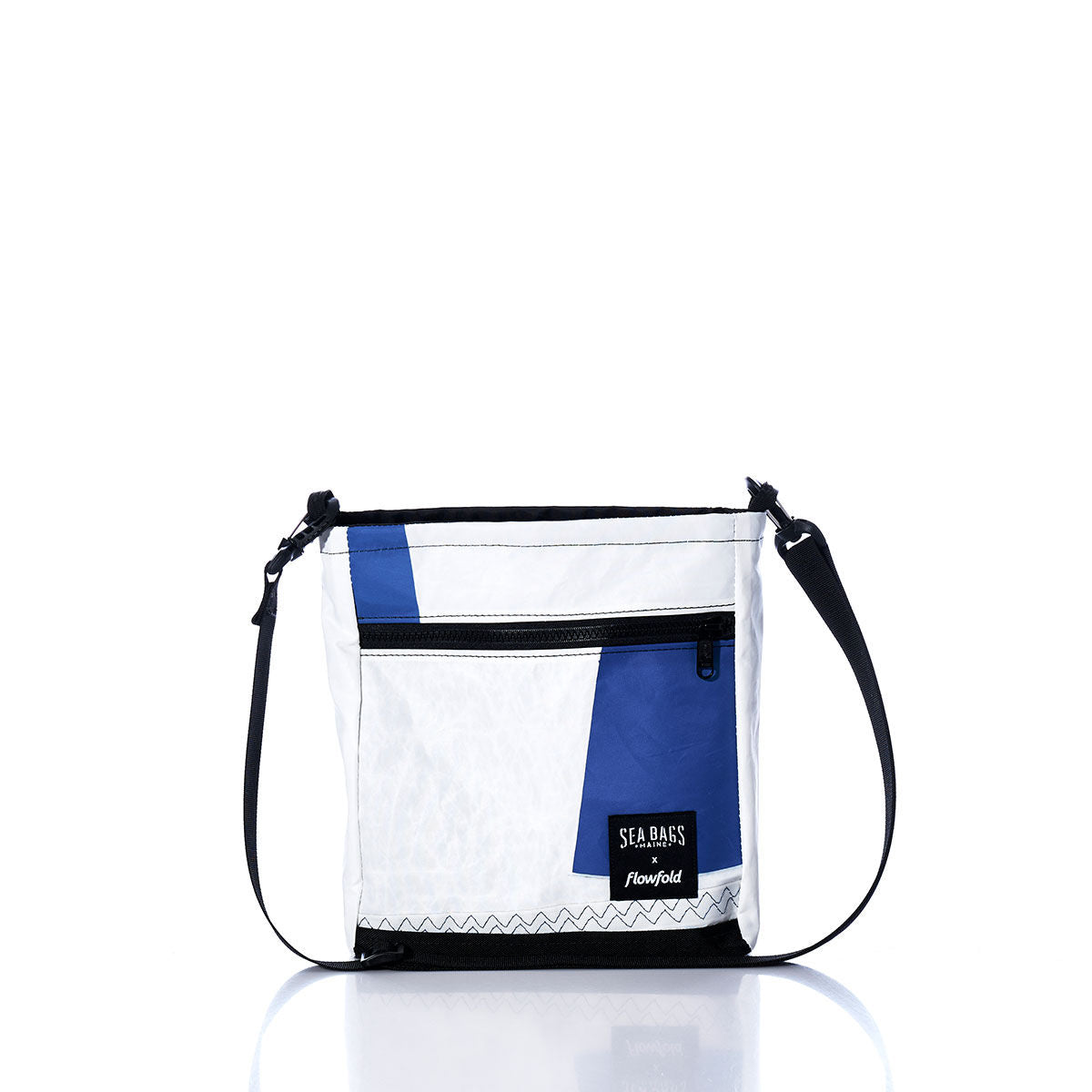 Vintage Blue and Green Small Voyager Crew Crossbody