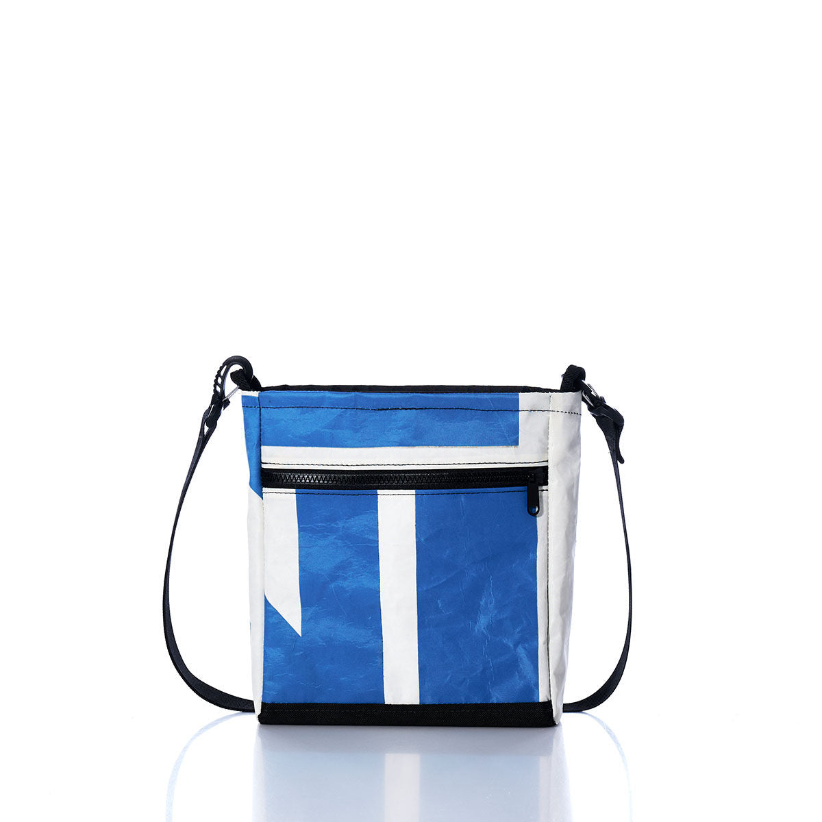 Vintage Blue Numbers Small Voyager Crew Crossbody Alternate View