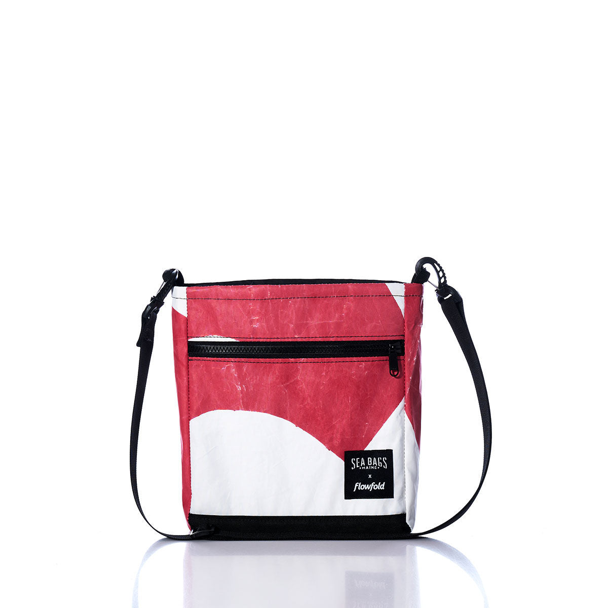 Vintage Red and White Small Voyager Crew Crossbody
