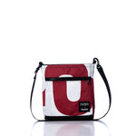 Vintage Red and White Small Voyager Crew Crossbody