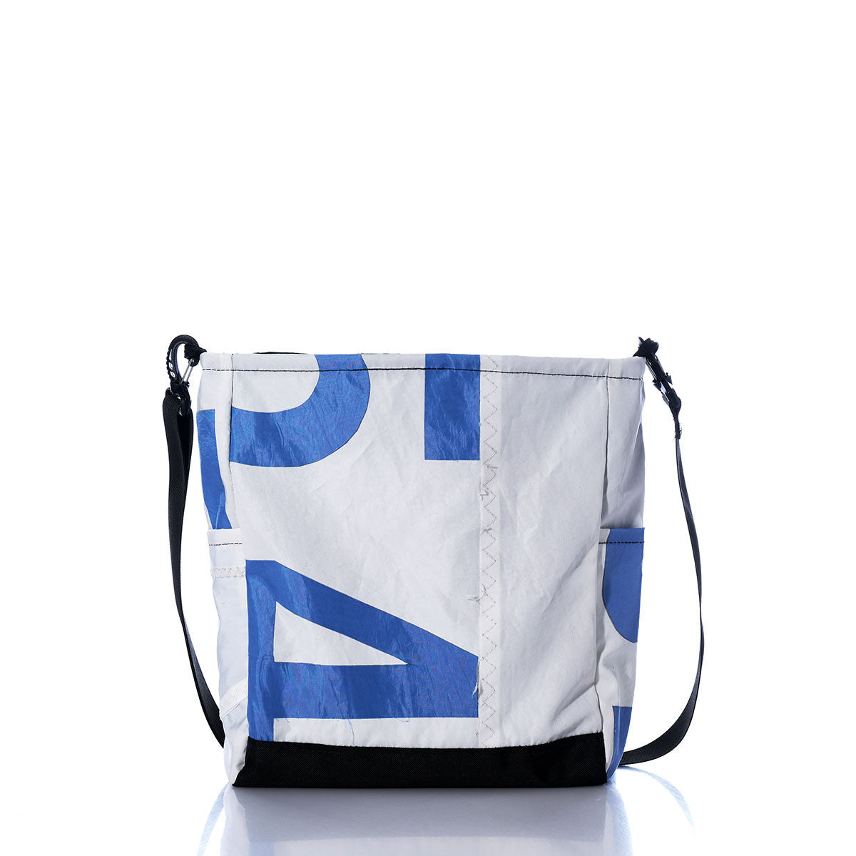 Vintage Blue Numbers Medium Voyager Crew Crossbody Alternate View