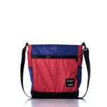 Vintage Red and Blue Medium Voyager Crew Crossbody