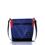 Vintage Blue and Red Medium Voyager Crew Crossbody