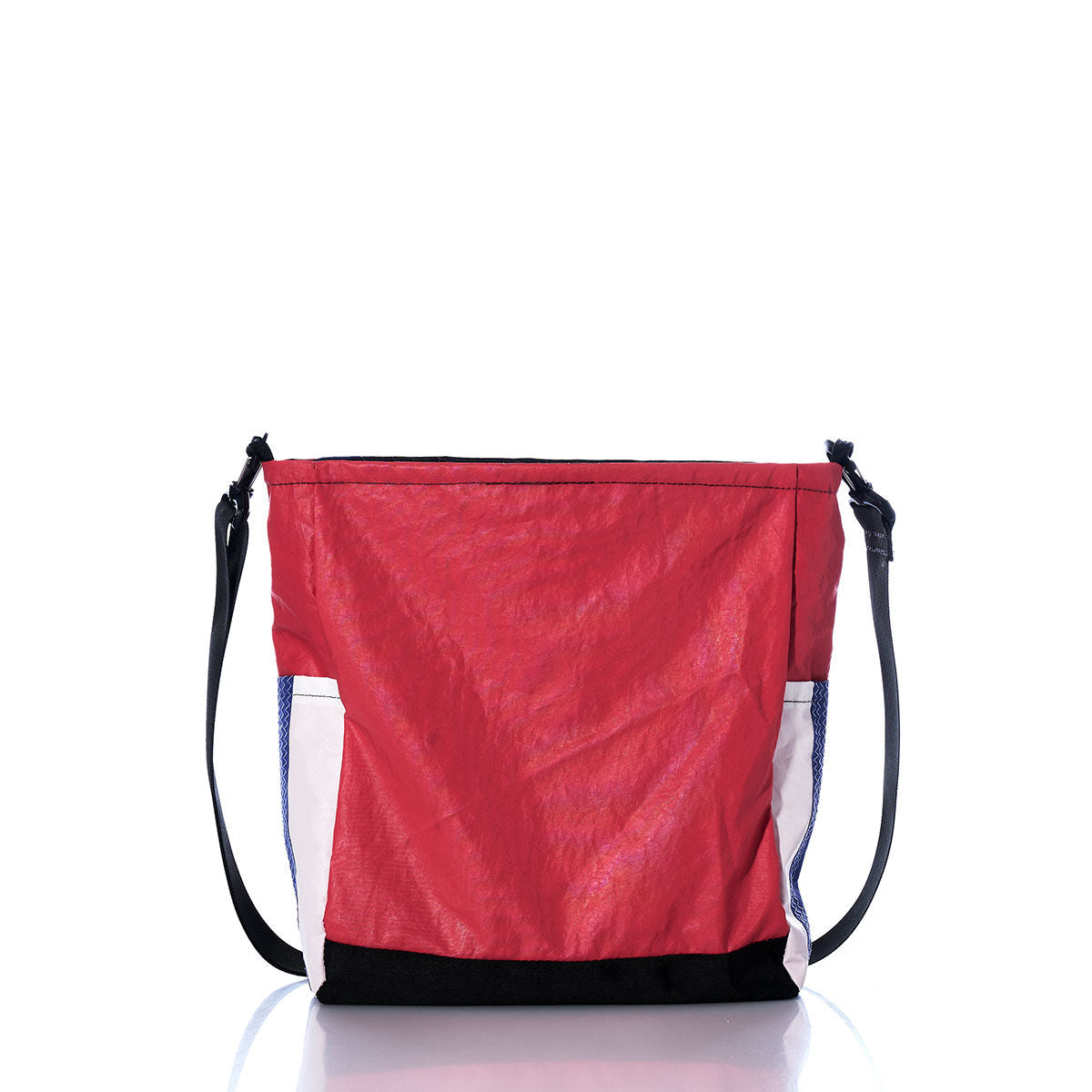 Vintage Blue and Red Medium Voyager Crew Crossbody Alternate View