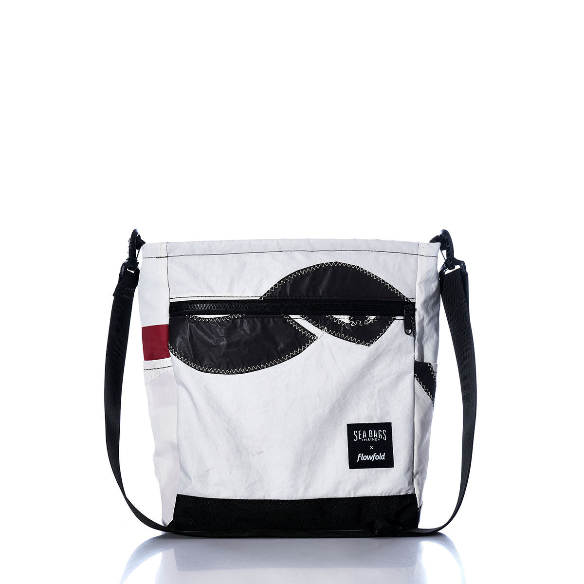 Vintage Black and Red Medium Voyager Crew Crossbody