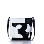 Vintage Black and White Medium Voyager Crew Crossbody