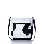 Vintage Black and White Medium Voyager Crew Crossbody