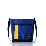 Vintage Blue and Yellow Medium Voyager Crew Crossbody