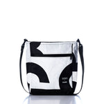 Vintage Black and White Medium Voyager Crew Crossbody