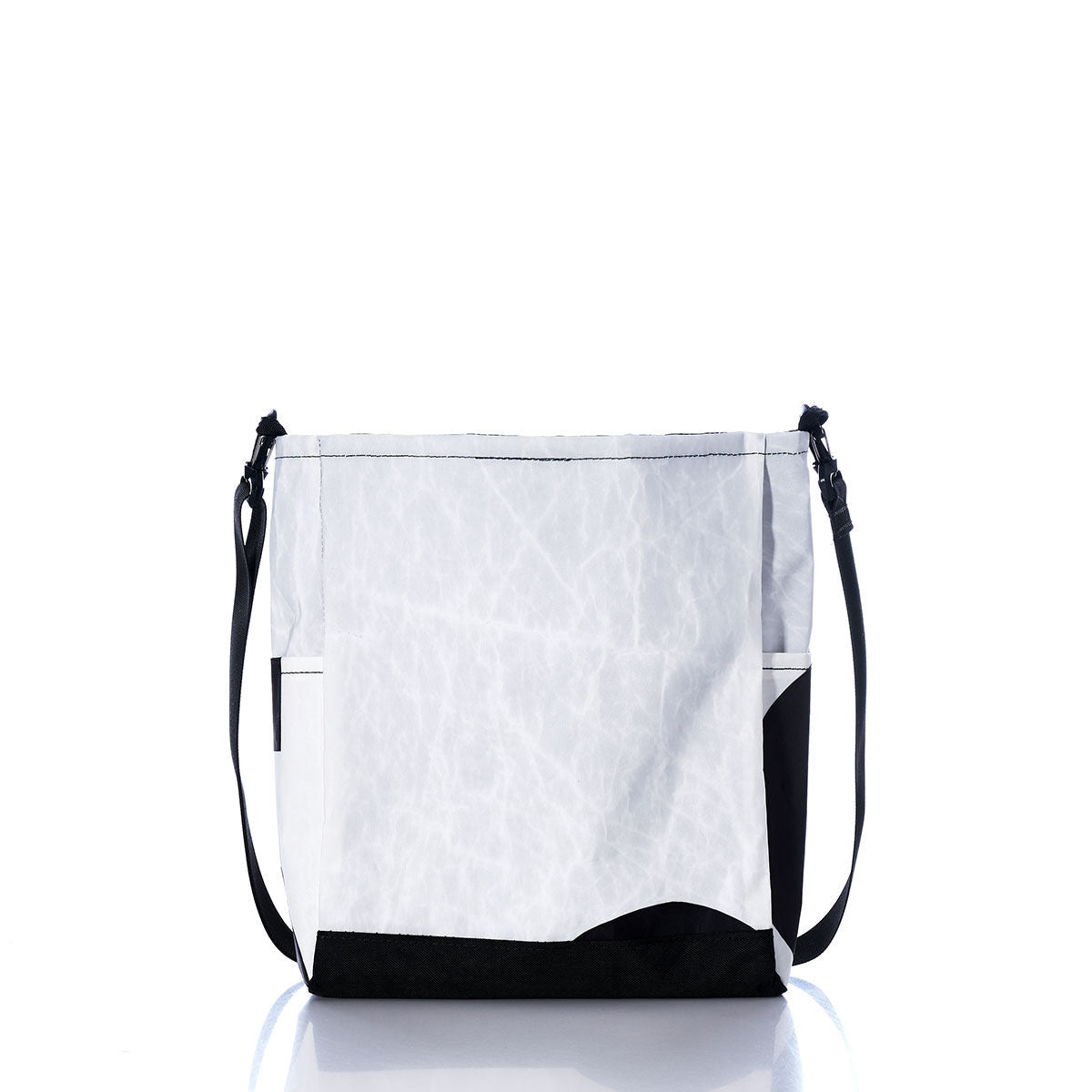 Vintage Black and White Medium Voyager Crew Crossbody Alternate View