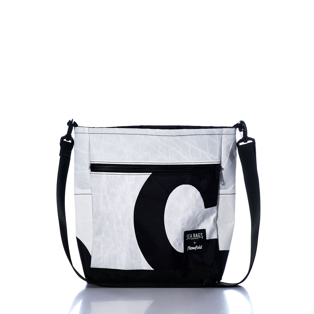 Vintage Black Numbers Medium Voyager Crew Crossbody