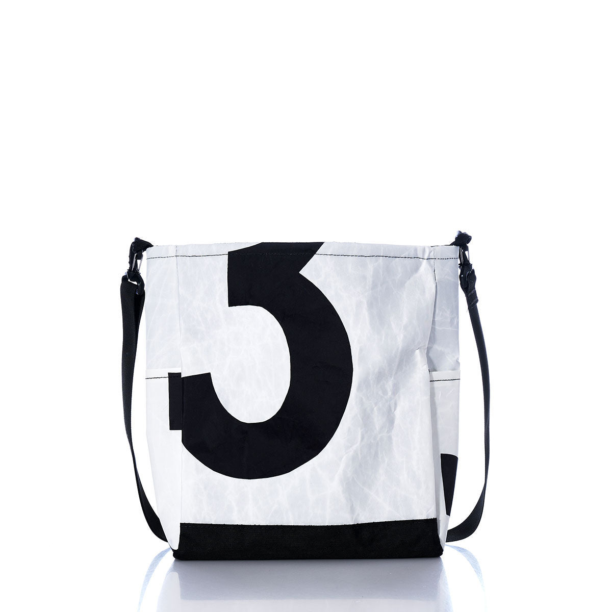 Vintage Black Numbers Medium Voyager Crew Crossbody Alternate View