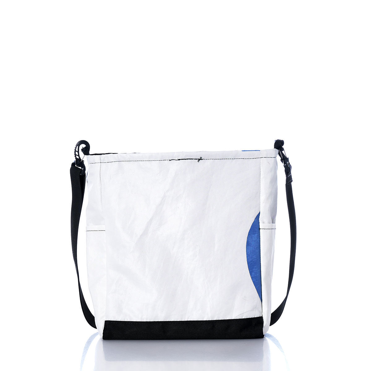 Vintage Blue and White Medium Voyager Crew Crossbody Alternate View