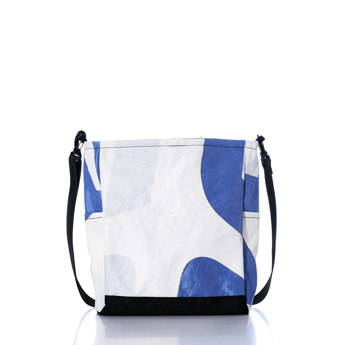 Vintage Blue and White Medium Voyager Crew Crossbody Alternate View