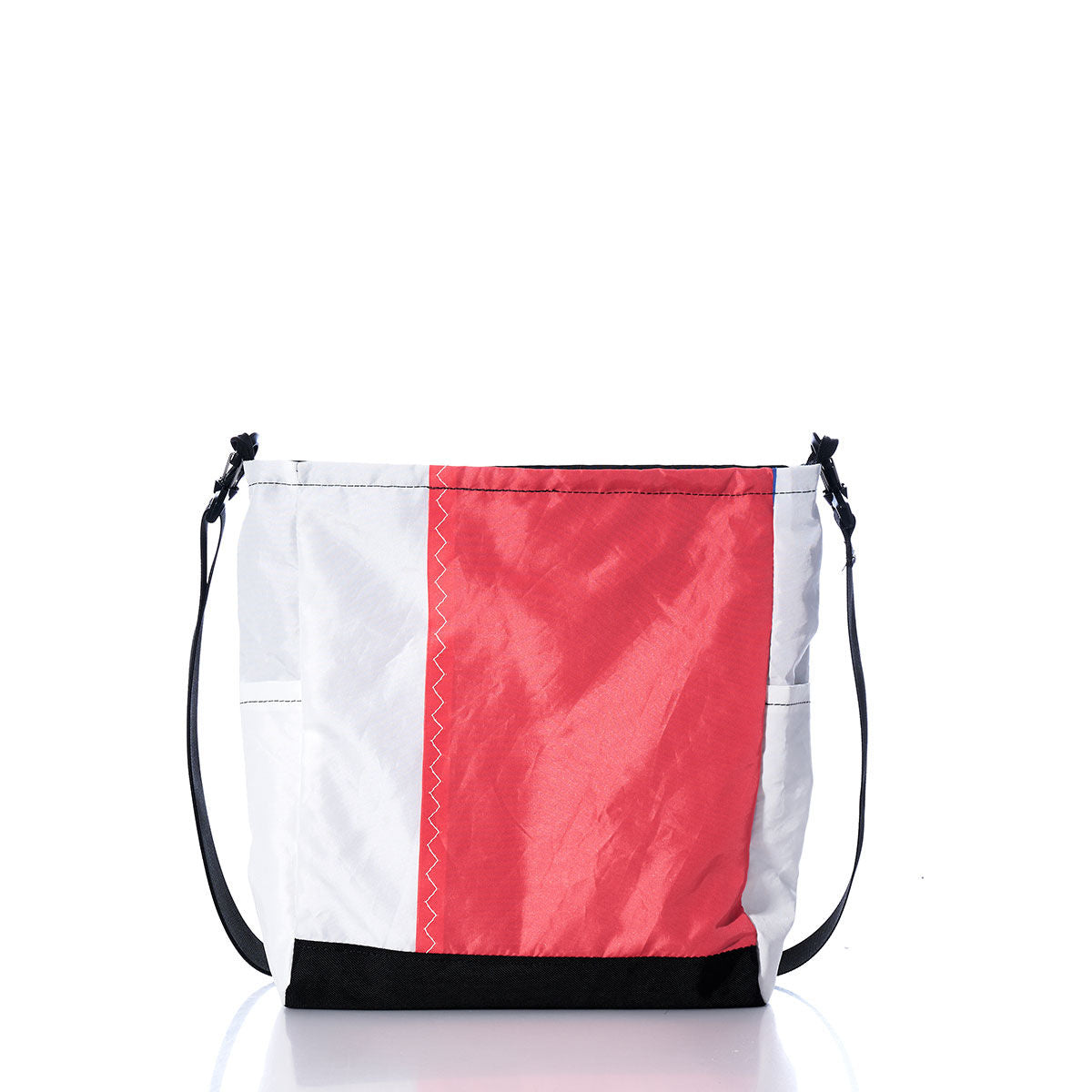 Vintage Coral and White Medium Voyager Crew Crossbody Alternate View