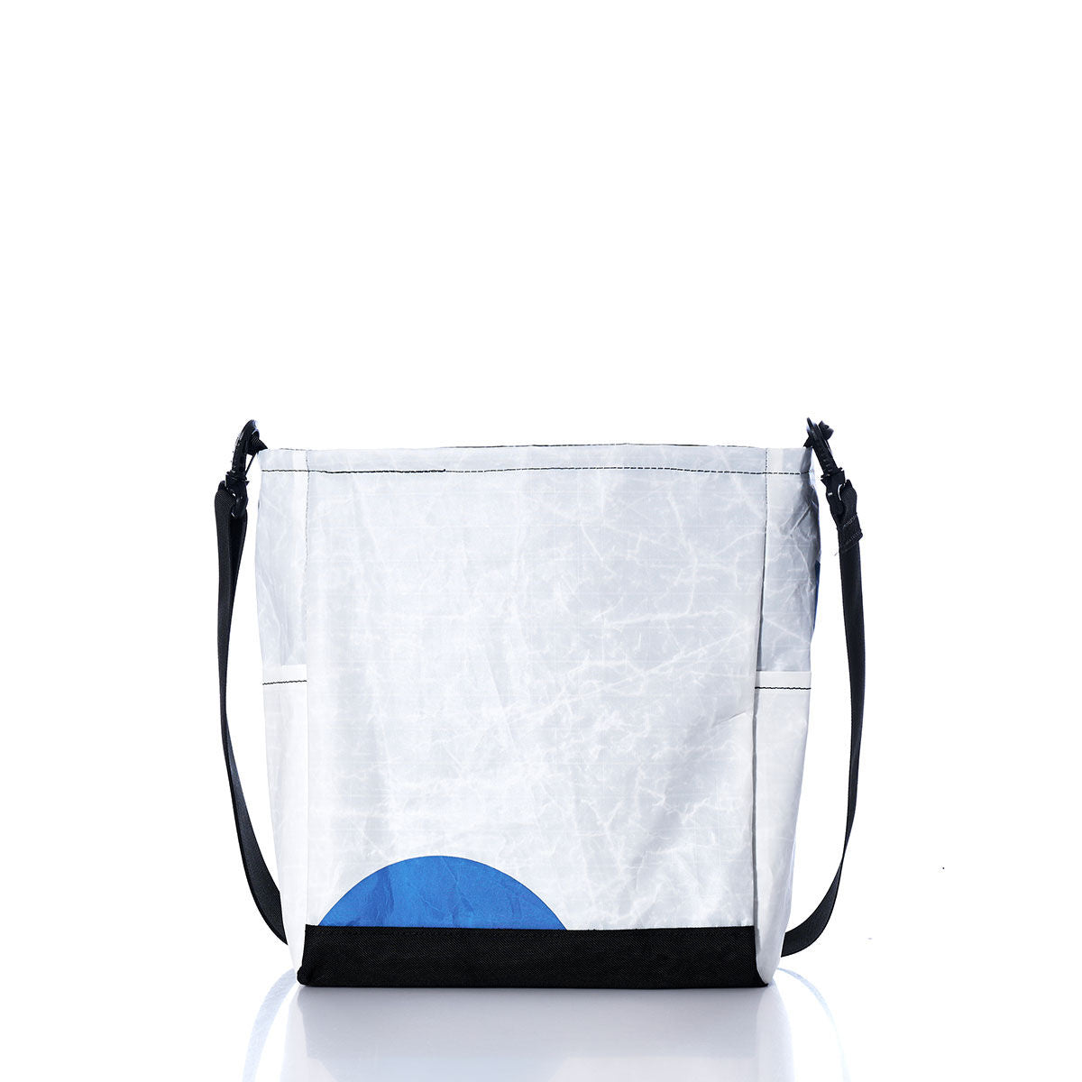 Vintage Blue and White Medium Voyager Crew Crossbody Alternate View