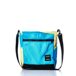 Vintage Blue and Yellow Medium Voyager Crew Crossbody