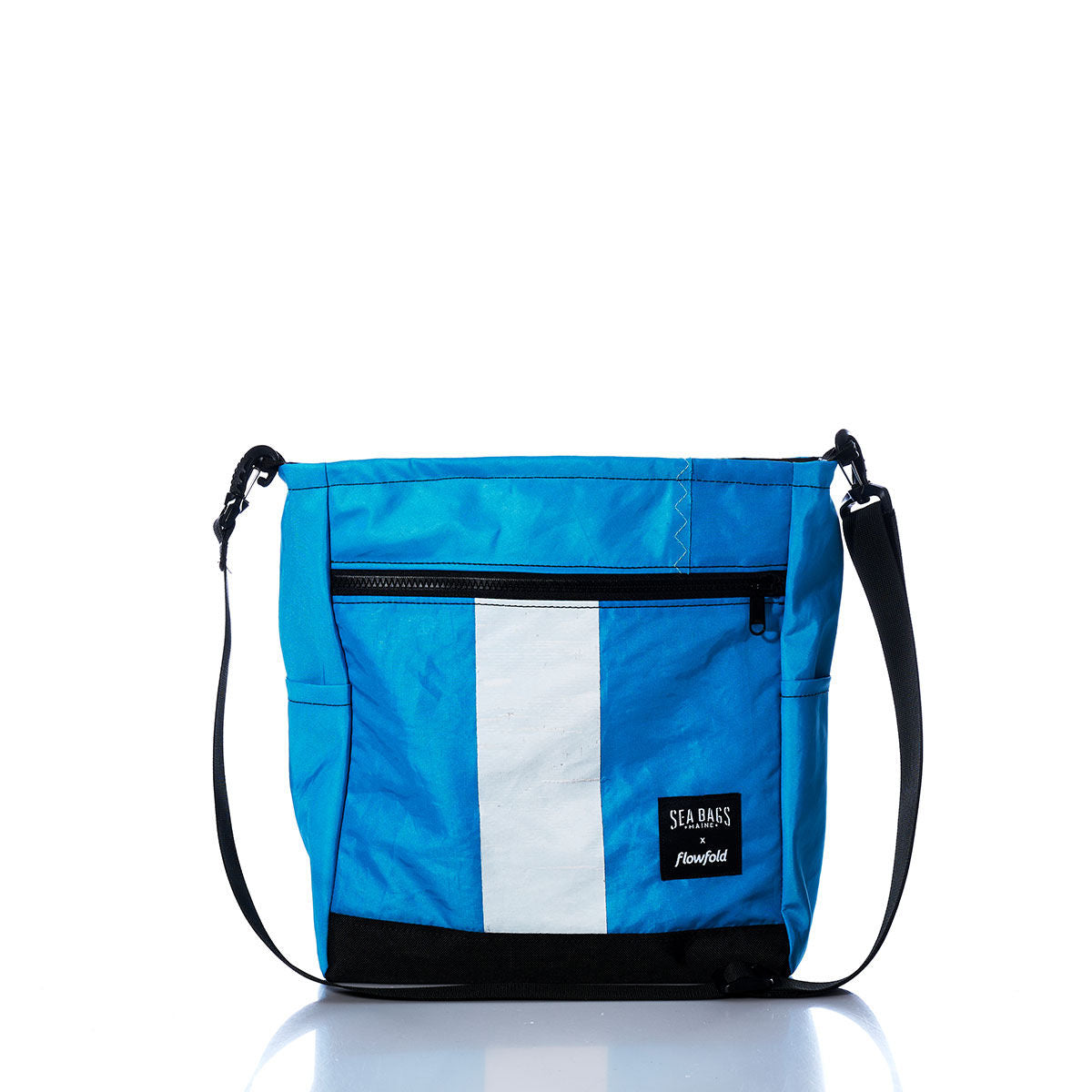 Vintage White Letters Medium Voyager Crew Crossbody