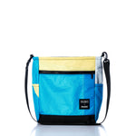 Vintage Blue and Yellow Medium Voyager Crew Crossbody