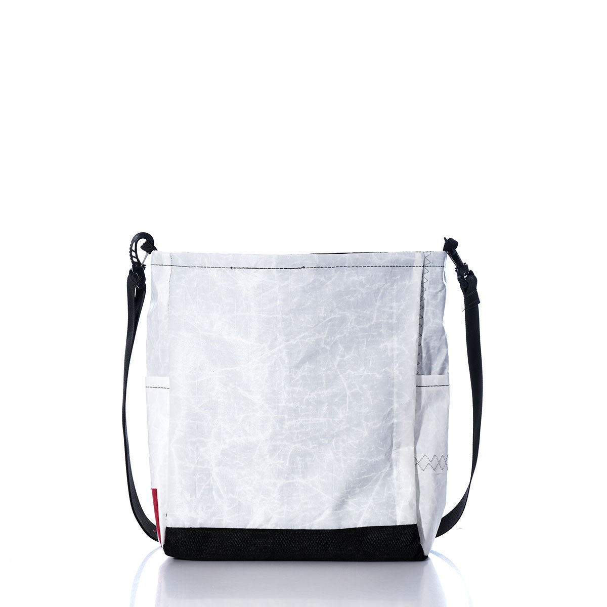 Vintage Red and White Medium Voyager Crew Crossbody Alternate View