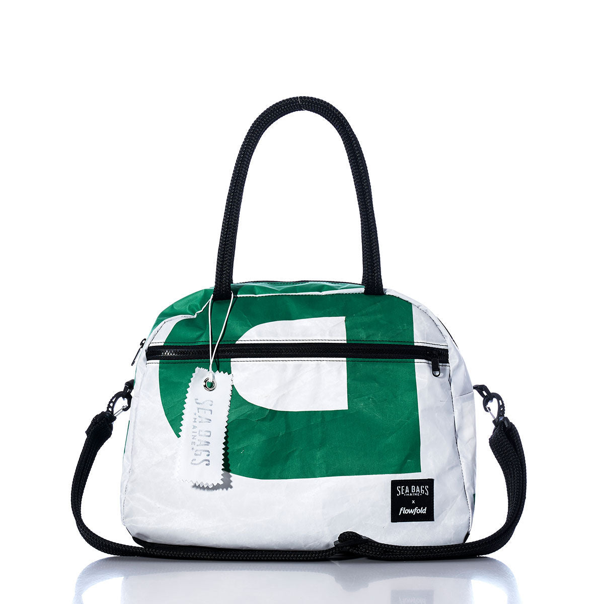 Vintage Green Letters Essential Weekender Travel Bag