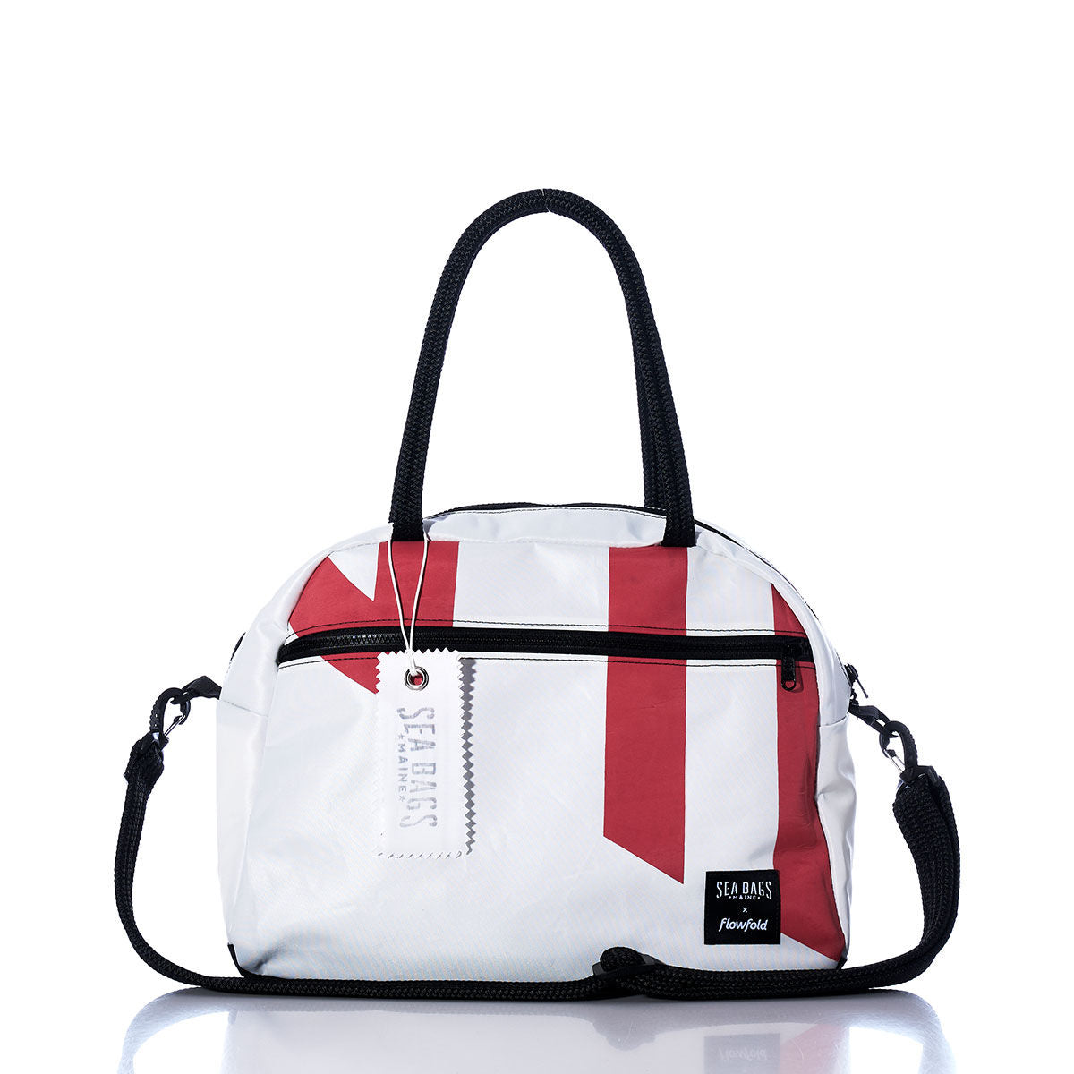 Vintage Red and White Essential Weekender Travel Bag