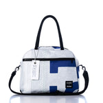 Vintage Blue Numbers Essential Weekender Travel Bag