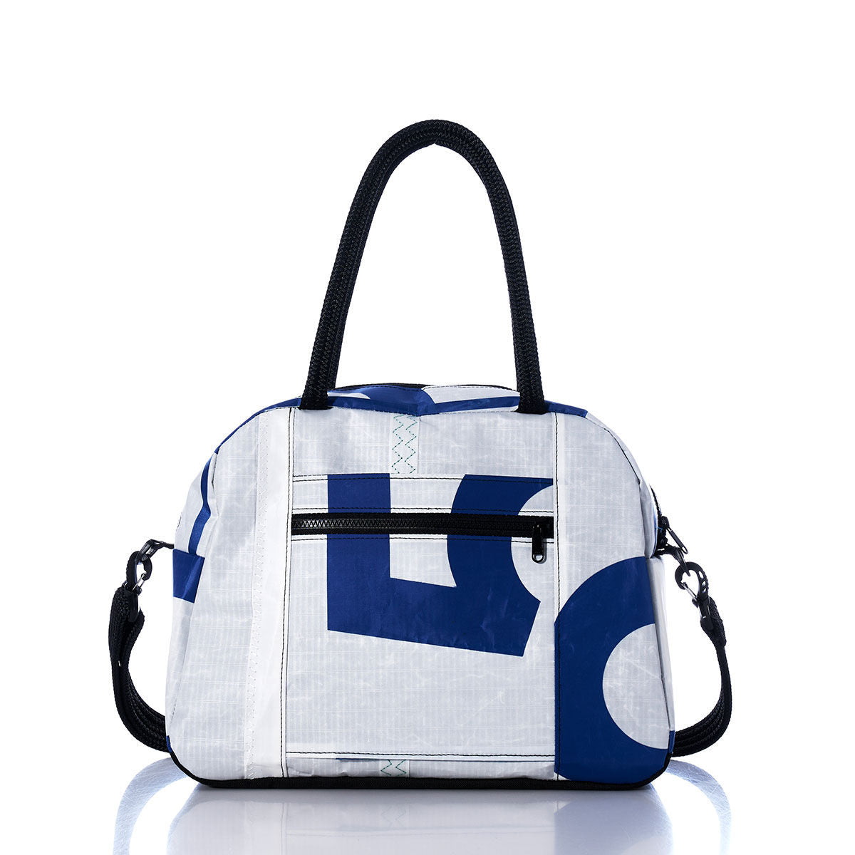 Vintage Blue Numbers Essential Weekender Travel Bag Alternate View
