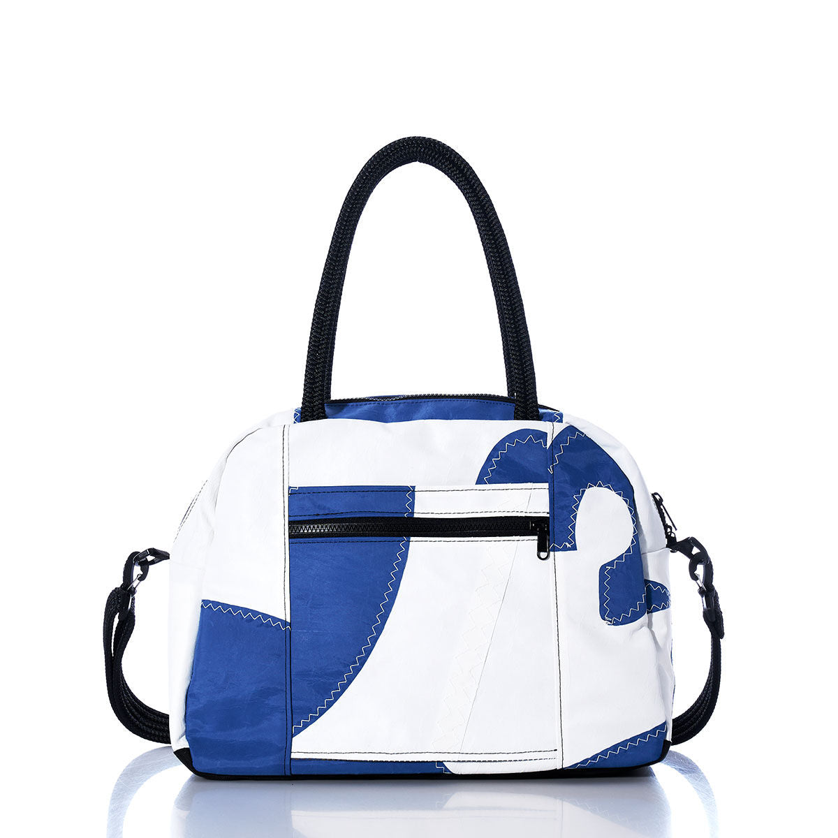 Vintage Blue and White Essential Weekender Travel Bag Alternate View
