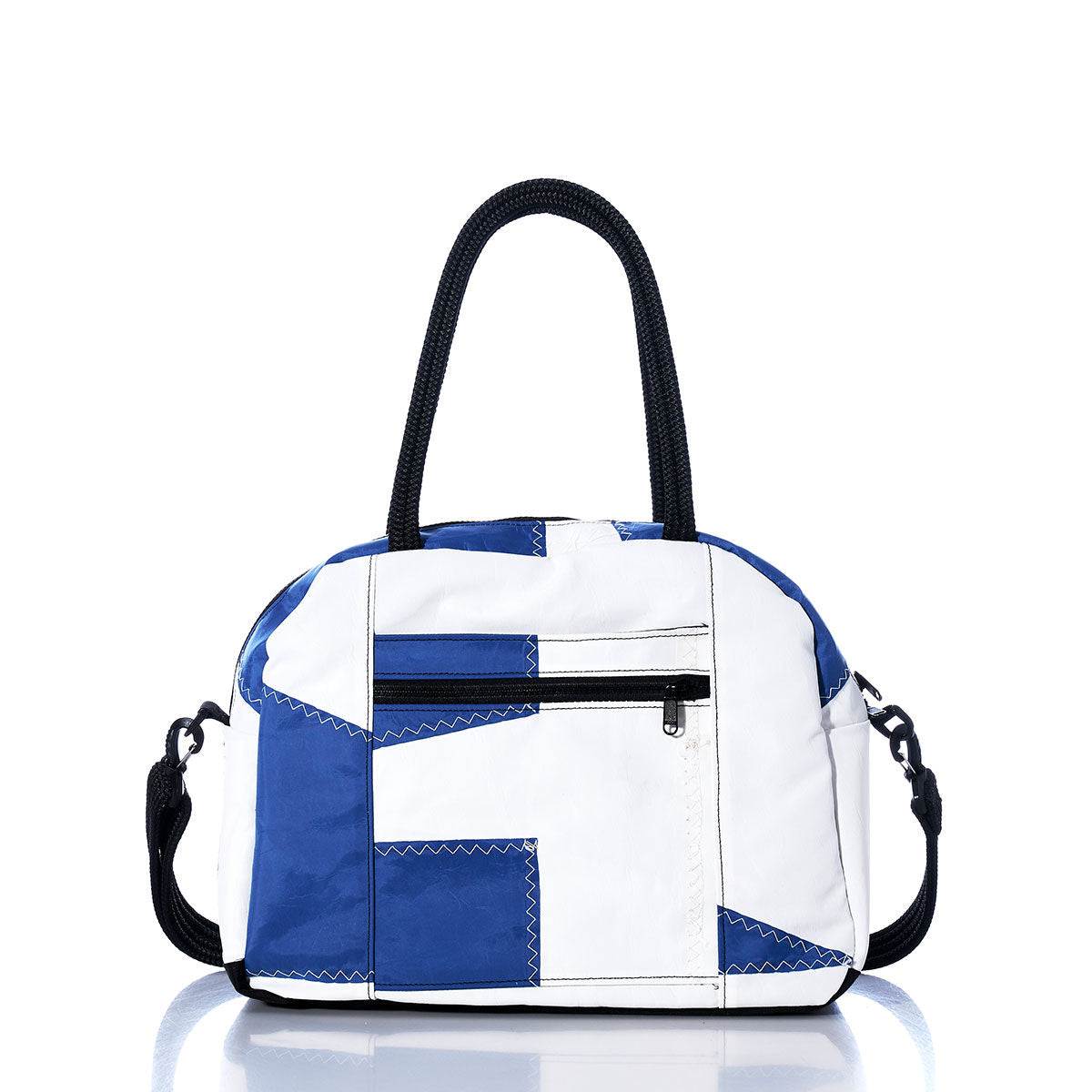 Vintage Blue and White Essential Weekender Travel Bag Alternate View