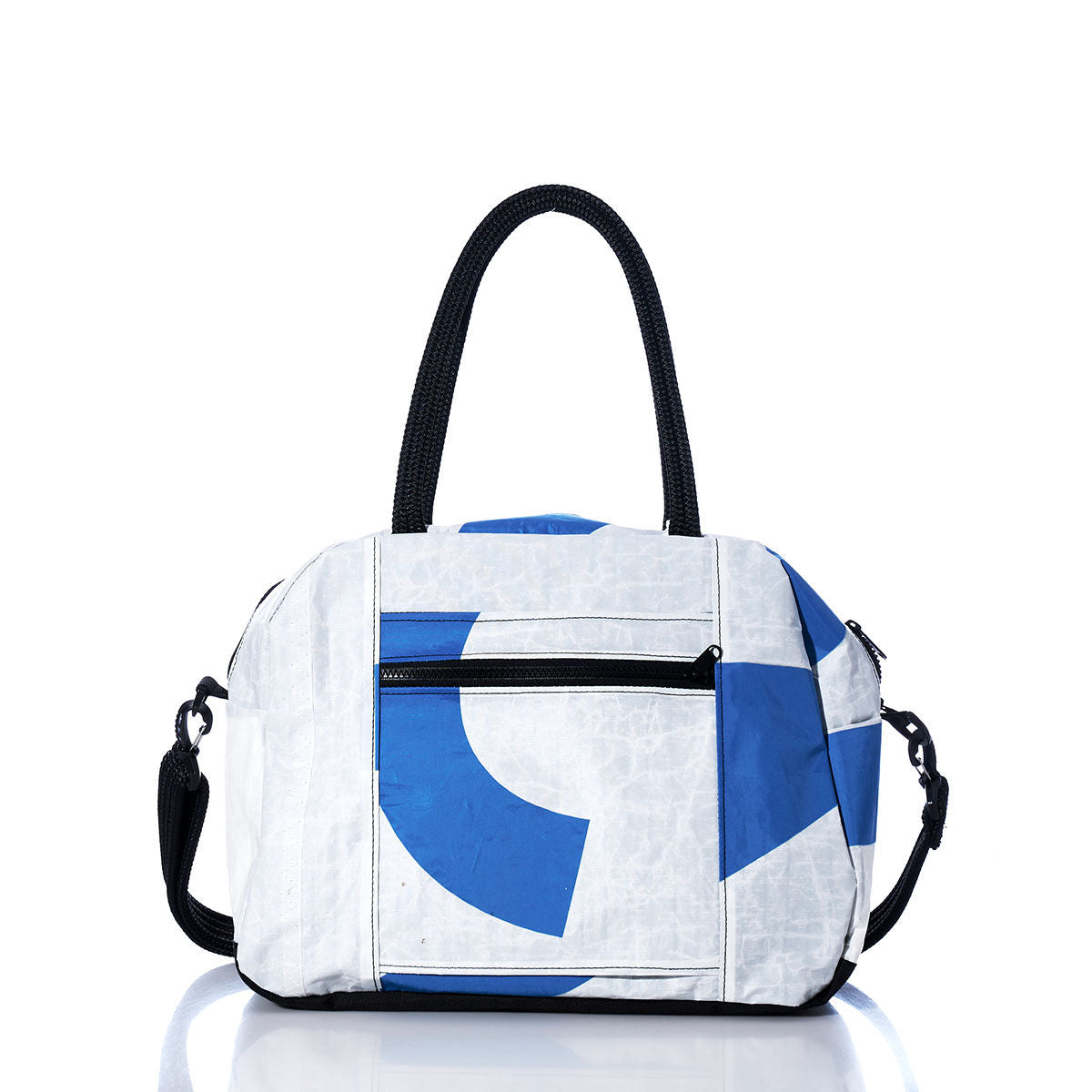 Vintage Blue and White Essential Weekender Travel Bag Alternate View