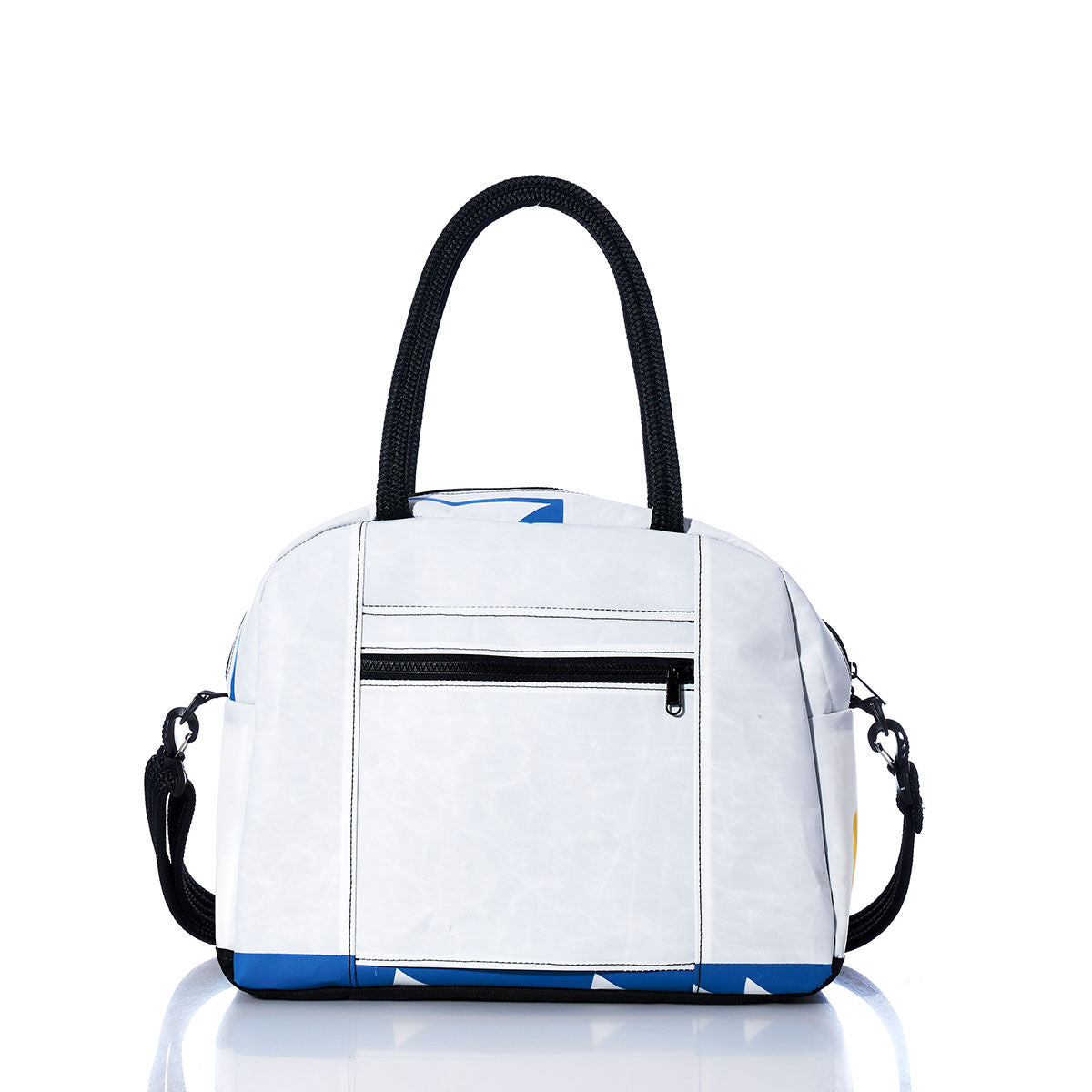 Vintage Blue and Yellow Essential Weekender Travel Bag Alternate View