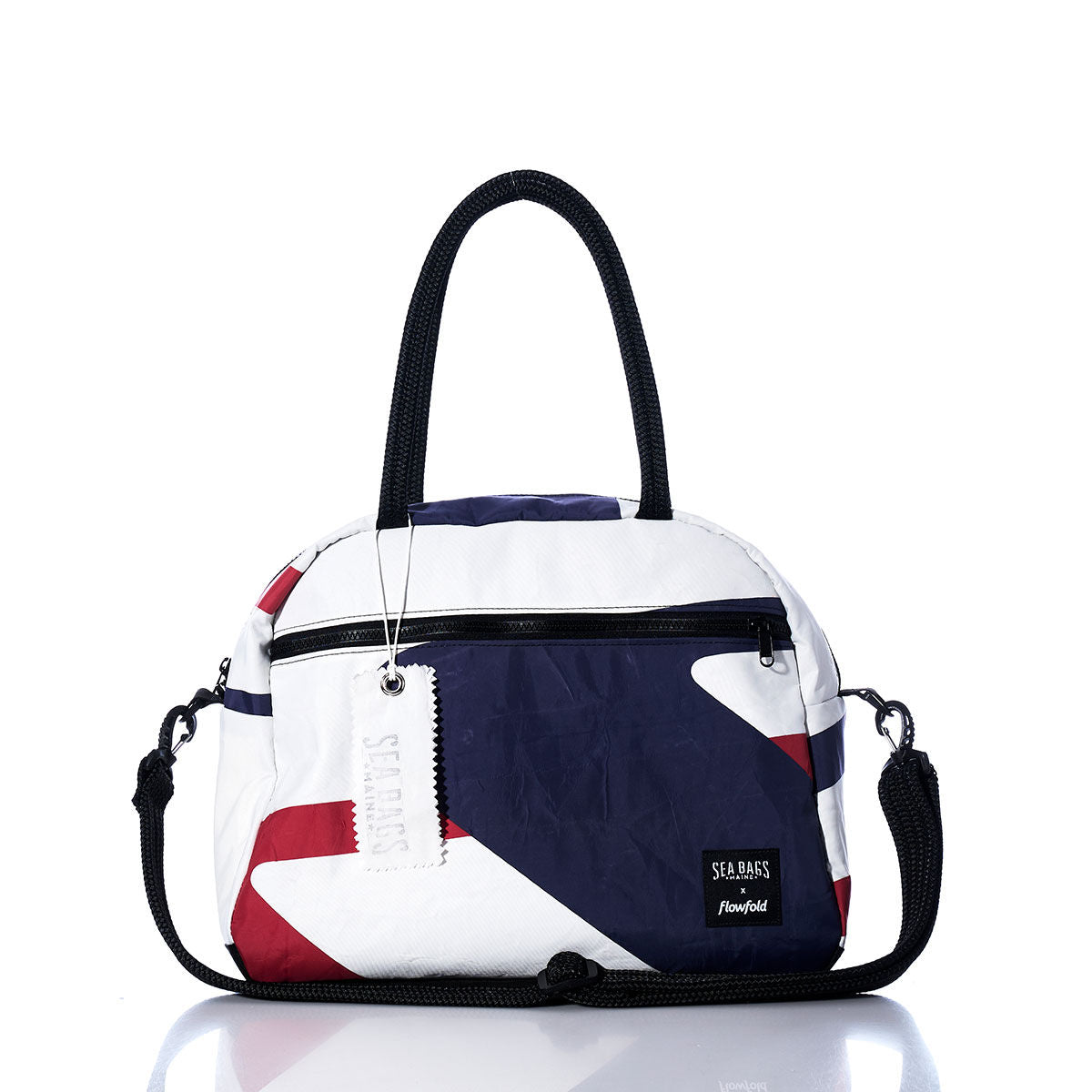 Vintage Blue and Red Essential Weekender Travel Bag