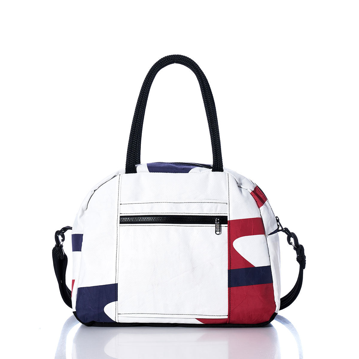 Vintage Blue and Red Essential Weekender Travel Bag Alternate View